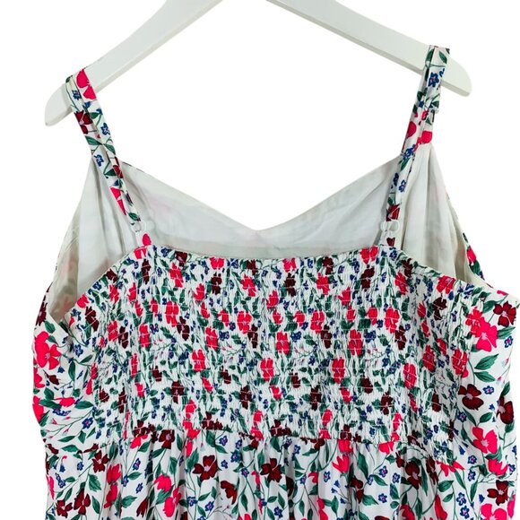 Old Navy White Floral print sleeveless Dress full figure SZ XXL tall Old Navy - Picture 7 of 15